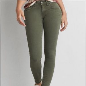 American Eagle Olive Green Jeans